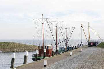 fishing boat in harbor