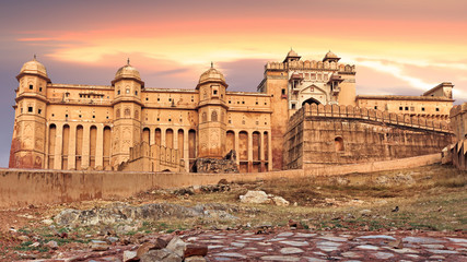 View of Amber fort, Jaipur, India