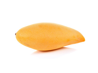 Ripe mango isolated on white background