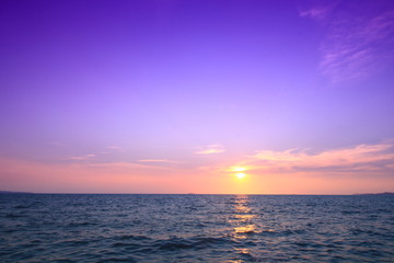 Sunset view at Thailand