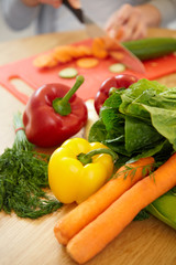 Vegetables close-up. Healthy food