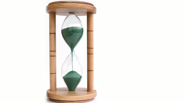 Green Sand Hourglass