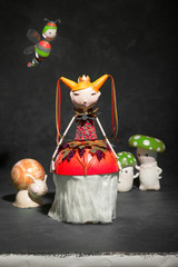 ceramic puppets