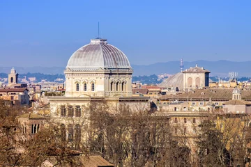 Foto op Plexiglas Great Synagogue of Rome, Italy © marcociannarel