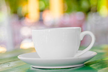 white coffee cup