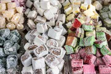 Turkish delights Rahat lokum.