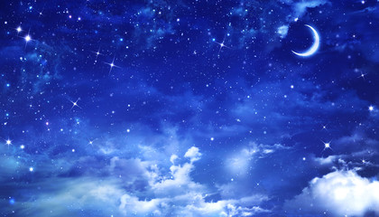 Obraz na płótnie Canvas beautiful background, nightly sky
