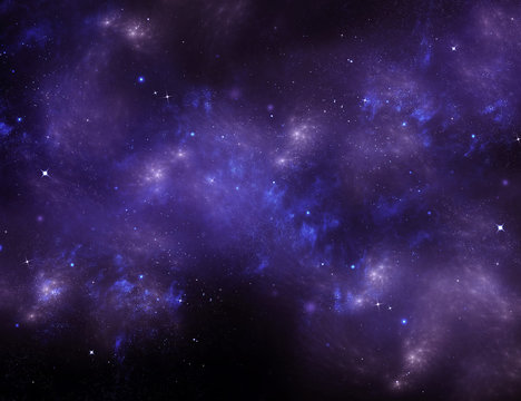 Universe, starry sky