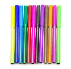 Colorful markers pens Multicolored Felt Pens draw line