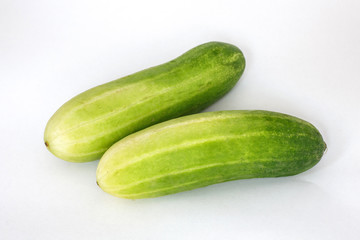 Cucumber isolated on white background