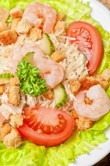 salad with shrimp