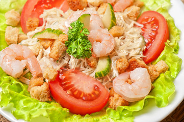 salad with shrimp