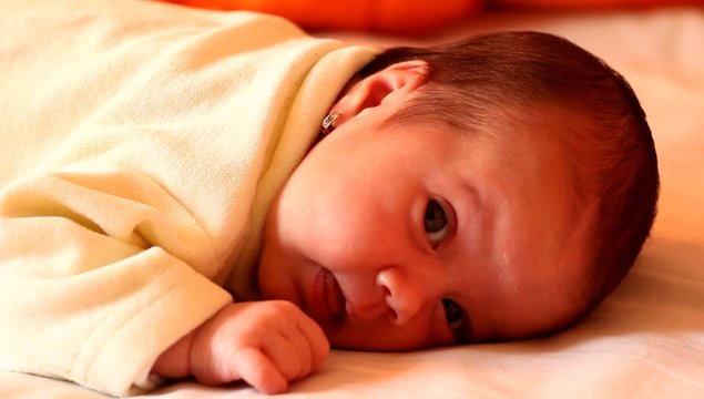 Little New Born Face