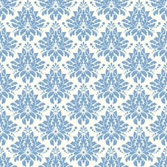 Damascus pattern. Seamless vintage background. Vector