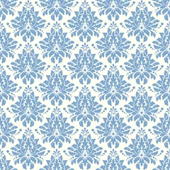 Rolgordijnen Damascus pattern. Seamless vintage background. Vector © vik_y