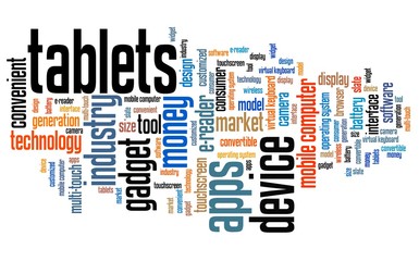 Tablets - word cloud
