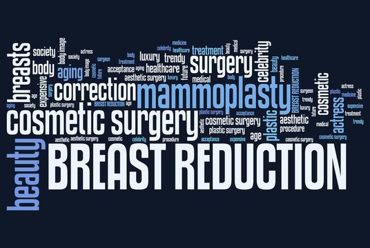 Breasts reduction - word cloud