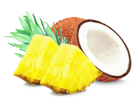 pineapple and coconut