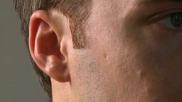 Close up shot of a male in his 30