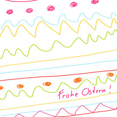 frohe ostern malen anmalen zeichnung