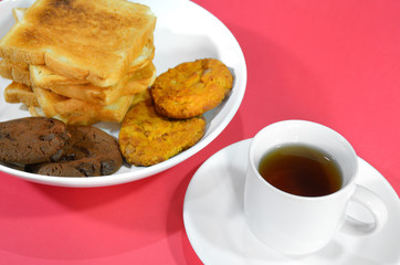 tea and snack
