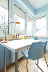 Children study space