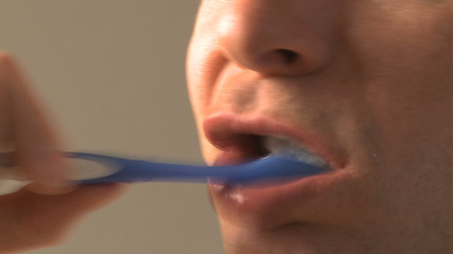 Close up shot of a male in his 30