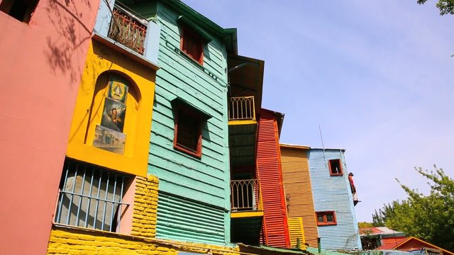 View of El Caminito in Buenos Aires, Argentina