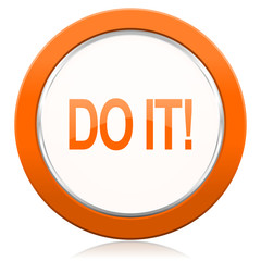 do it orange icon