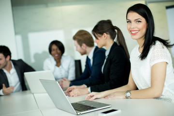 Young people in the office