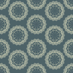 Vector background with a seamless pattern