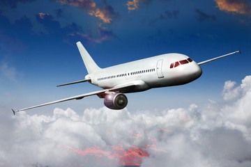 Obraz premium samolot na niebie