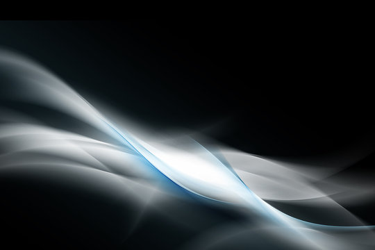 Awesome Light Abstract On A Black Background
