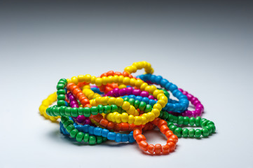 Handmade fashion hipster wood bracelets beads full of colors