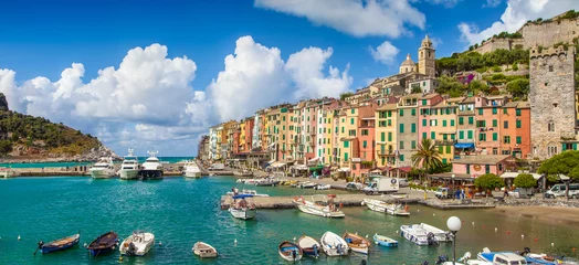 Rolgordijnen Vissersstad Portovenere, Ligurië, Italië © JFL Photography