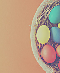 colorful easter eggs