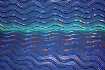 Deep blue wave