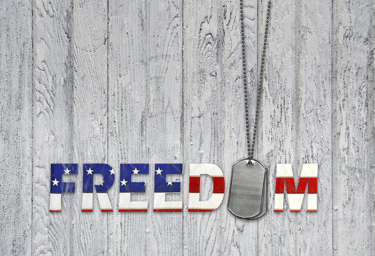 military dog tags for patriotic freedom