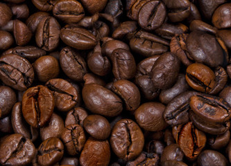 Coffee beans pattern