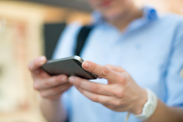 Typing on Smart phone