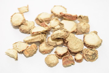 Dried ginger.