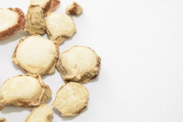 Dried ginger.