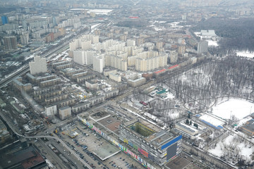 View from Ostankino television tower