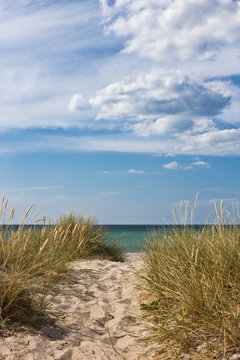 Weg zum Strand in Tisvildeleje - D&auml;nemark 2