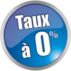 bouton taux à 0%