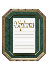 old-style diploma