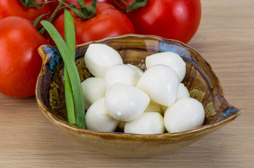 Mozzarella cheese balls