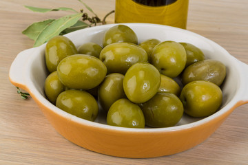 Green olives