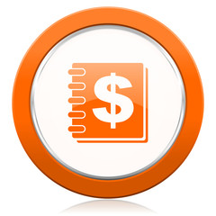 money orange icon