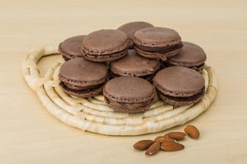 Chocolate macaroons